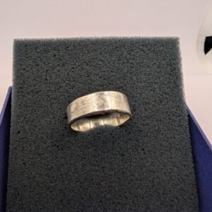 Textured Silver Band
